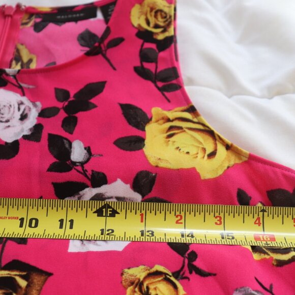 Halogen Pink Floral Shift Dress Size XS Petite - Picture 9 of 10